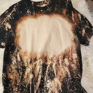 Bleached black tshirt
